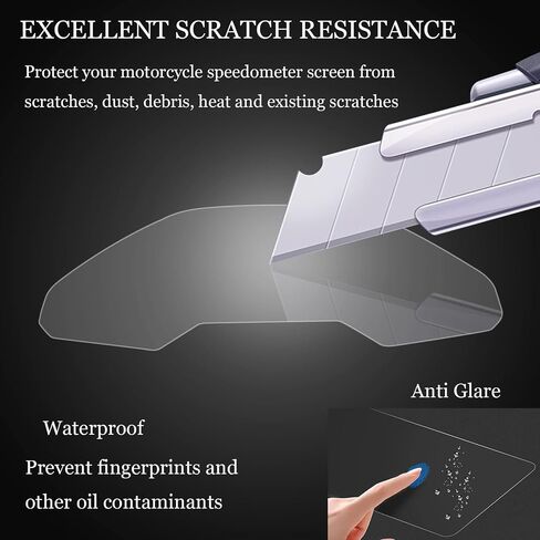BAIONE Motorcycle Speedometer Instrument Protective Film Replacement for Honda GL1800 Goldwing 1800 2018 2019 2020 2021 2022 2023 Cluster Dashboard Scratch Protection Film Accessories (1 Piece) in Saudi Arabia