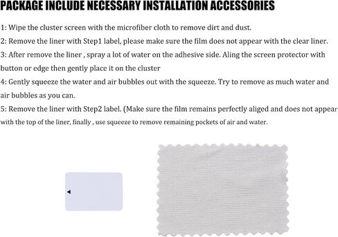 BAIONE Motorcycle Speedometer Instrument Protective Film Replacement for Honda GL1800 Goldwing 1800 2018 2019 2020 2021 2022 2023 Cluster Dashboard Scratch Protection Film Accessories (1 Piece) in Saudi Arabia