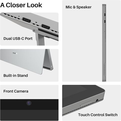 كمبيوتر HUION Kamvas Studio 16 قلم، تابلت رسم مستقل 15.8 بوصة مع شاشة لمس 2.5K QHD، 100% Adobe RGB، قلم نحيف PW550S، Windows 11 Pro، Intel Core i7، 16 جيجا رام + 512 جيجا SSD in Kuwait