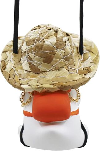 Swing Duck Car Hanging Ornament, Super Cute Swing Ducks Mirror Hanging Accessories, Auto Decoration Rearview Mirror Pendant Flying Duck Car Interior Set (Blue) in Saudi Arabia
