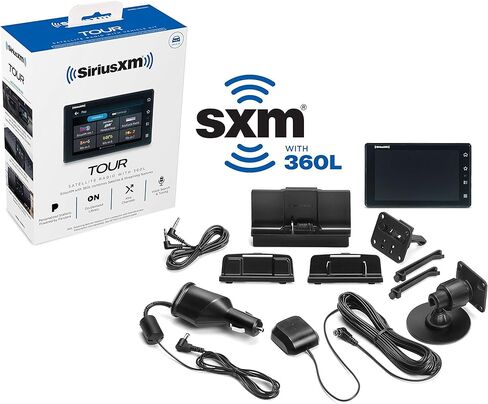 SIRIUSXM SXWB1V1 SiriusXM Tour Dock & Play Radio مع 360L، وPowerConnect Vehicle Dock، وBluetooth (متجدد) in Saudi Arabia