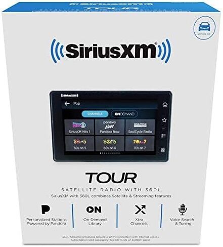 SIRIUSXM SXWB1V1 SiriusXM Tour Dock & Play Radio مع 360L، وPowerConnect Vehicle Dock، وBluetooth (متجدد) in Saudi Arabia