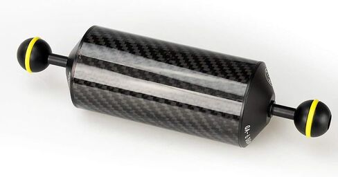Searogs D60mm 7 ''تحت الماء تعويم الذراع ألياف الكربون العائمة الكرة المزدوجة خفيفة الوزن الطفو الذراع لصينية الغوص الفيديو الضوئي/ستروب in Saudi Arabia