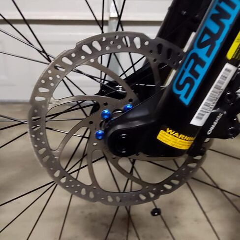 مسامير دوارة لفرامل قرص الدراجة، M5 × 10 مم برغي دوار للدراجة على الطرق والدراجات الجبلية، (أسود) in Kuwait