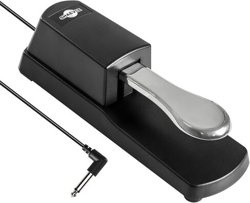 دواسة مستدامة للبيانو الرقمي MIDI والمركب مع مفتاح قطبية 1/4 بوصة (6.35 مم) مع قابس إدخال كابل 63 بوصة in Kuwait