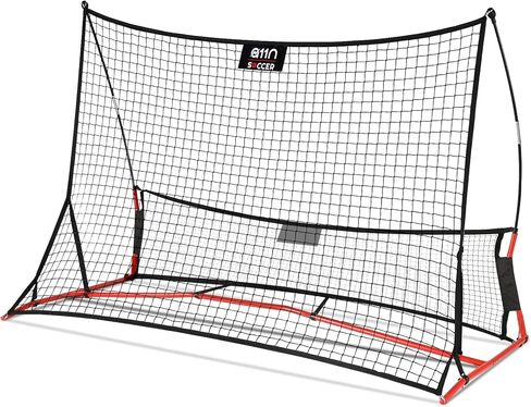 معدات تدريب كرة القدم 2 في 1 A11N - كرة قدم محمولة مقاس 7 أقدام × 5 أقدام، جانب مزدوج لتدريب الفريق أو كرة القدم المنفردة in Kuwait