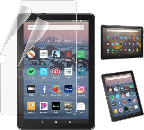 [2 Pack] Anti Glare Screen Protector for All-New Fire HD 10 Tablet/Kids Fire HD 10/ Fire HD 10 Plus 10.1 Inch (11th Generation 2021 Release),HD Clear Screen Protector Film (Anti Fingerprint)(Matte) in Kuwait