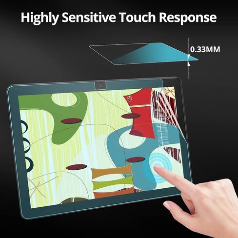 [2 Pack] Anti Glare Screen Protector for All-New Fire HD 10 Tablet/Kids Fire HD 10/ Fire HD 10 Plus 10.1 Inch (11th Generation 2021 Release),HD Clear Screen Protector Film (Anti Fingerprint)(Matte) in Kuwait