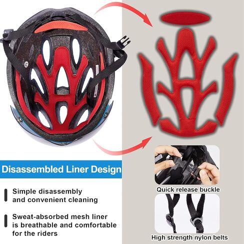 Toddler Bike Helmet, Adjustable Helmet for Kids and Youth with Detachable Magnetic Goggles, Bicycle Cycling Skate Scooter Skateboard Helmet for Boys and Girls in Saudi Arabia