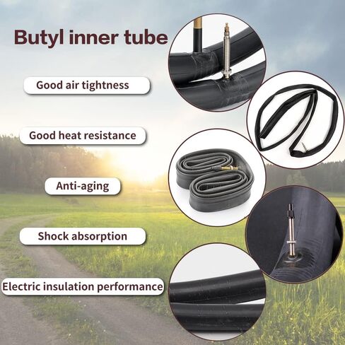 2 حزمة 700x32C/35C/38C/40C الدراجة الداخلية أنابيب بريستا صمام 48 مللي متر 700C الطريق دراجة أنابيب مع 2 عتلات الإطارات in Saudi Arabia
