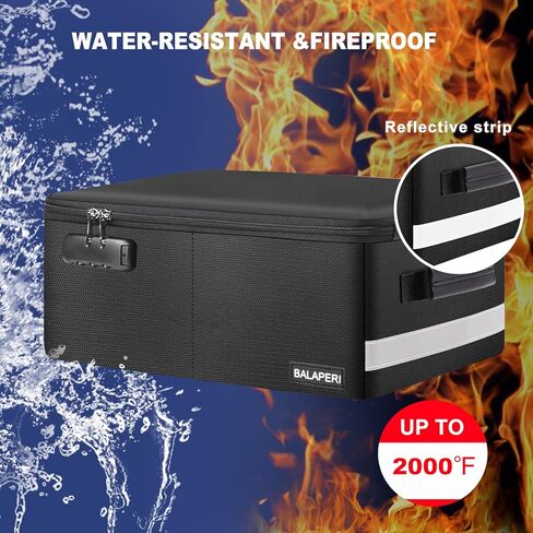 صندوق تخزين الصور مع قفل، صندوق منظم صور مقاوم للحريق مع 16 حقيبة متعددة الألوان مقاس 4 × 6 بوصة، صندوق تخزين صور قابل للطي مع مقبض للألبومات وملصقات وبطاقات الطوابع in Kuwait