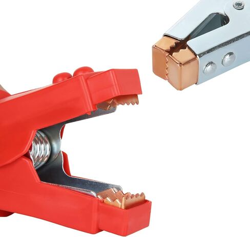 8 Pcs 500A Battery Jumper Cable Clamps, Heavy Duty Copper Clips Battery Charging Connector Kit, Car Jumper Cable Ends for Car Auto Vehicle in Saudi Arabia