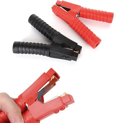 8 Pcs 500A Battery Jumper Cable Clamps, Heavy Duty Copper Clips Battery Charging Connector Kit, Car Jumper Cable Ends for Car Auto Vehicle in Saudi Arabia