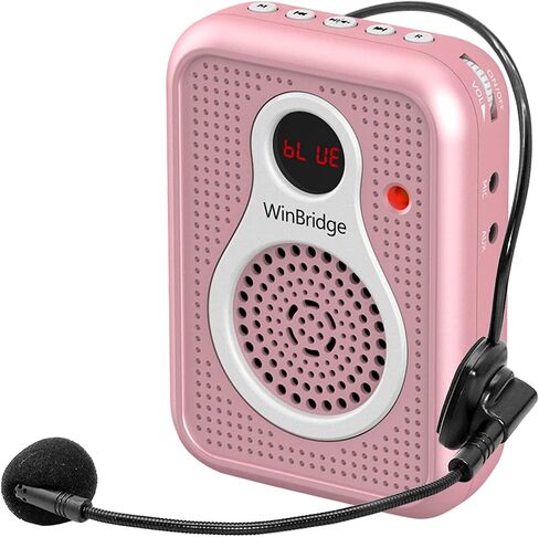 Mini Voice Amplifier with Headset Microphone Wired Portable Bluetooth Speaker Rechargeable Pa System Personal Amplifier for Teachers, Tour Guides, Coaches, Elders, etc in Saudi Arabia