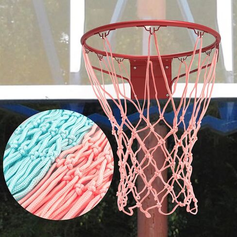 2pcs Luminous Basketball Net, Nightlight Basketball Net, Durable Replacement Basketball Net for Indoor and Outdoor (2 Colors) in Saudi Arabia