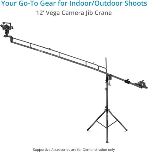 PROAIM 12' Vega Video Camera Jib Crane for Videomakers & Filmmakers. Payload up to 4kg / 8.8lb. (JB-VG12-01) in Saudi Arabia