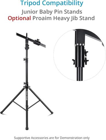 PROAIM 12' Vega Video Camera Jib Crane for Videomakers & Filmmakers. Payload up to 4kg / 8.8lb. (JB-VG12-01) in Saudi Arabia