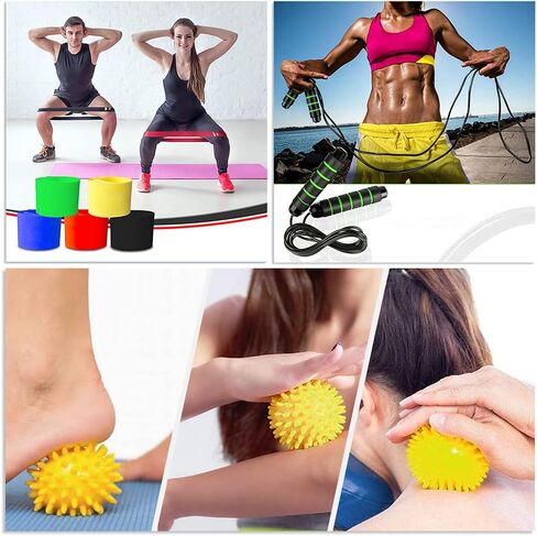 كرة اليوجا، كرة تمرين 65 سم، كرات اللياقة البدنية، كرة ثبات مضادة للانزلاق ومضادة للانفجار لليوجا والبيلاتس والولادة والتوازن واللياقة البدنية مع دليل التمرين ومضخة سريعة in Kuwait