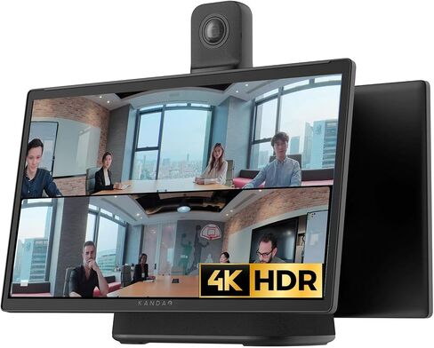 نظام كاميرا غرفة الاجتماعات KanDao Meeting Ultra 5 في واحد، حل مؤتمرات الويب الذكي بدقة 4K HDR 360 درجة AI، شاشة لمس 15.6 بوصة، لمركز مؤتمرات الاجتماعات المتوسطة والكبيرة in Saudi Arabia