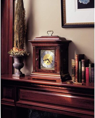 Howard Miller Thomas Tompion Mantel Clock 612-436 – Windsor Cherry with Key-Wound, Triple-Chime Movement in Saudi Arabia