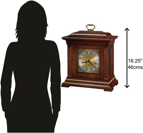 Howard Miller Thomas Tompion Mantel Clock 612-436 – Windsor Cherry with Key-Wound, Triple-Chime Movement in Saudi Arabia