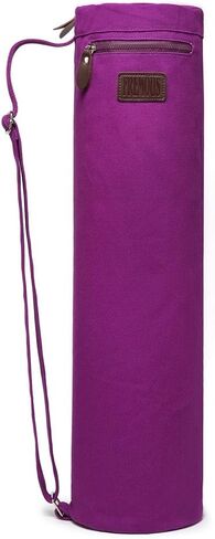 Yoga Mat Bag,Full-zip Exercise Yoga Mat Carrier Bag - Double Storage Pocket,Easy Access Zipper, Adjustable Shoulder Strap and Handle,Fits Most Mats in Saudi Arabia