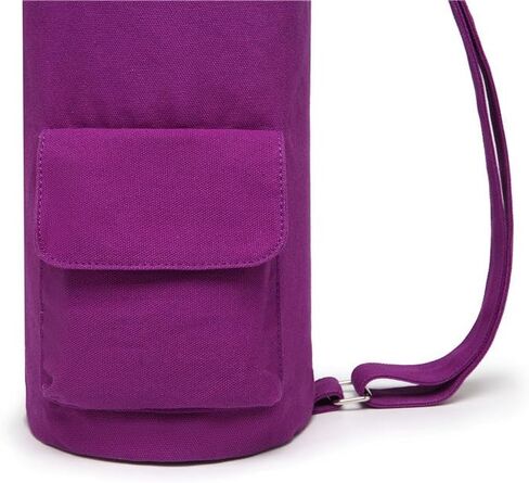 Yoga Mat Bag,Full-zip Exercise Yoga Mat Carrier Bag - Double Storage Pocket,Easy Access Zipper, Adjustable Shoulder Strap and Handle,Fits Most Mats in Saudi Arabia