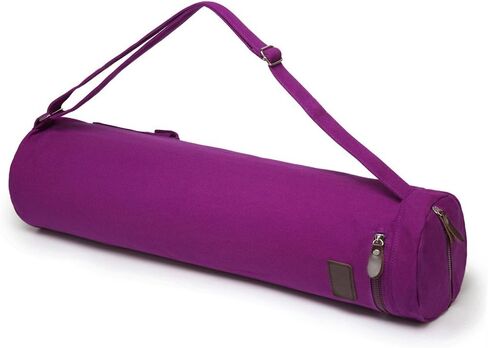 Yoga Mat Bag,Full-zip Exercise Yoga Mat Carrier Bag - Double Storage Pocket,Easy Access Zipper, Adjustable Shoulder Strap and Handle,Fits Most Mats in Saudi Arabia