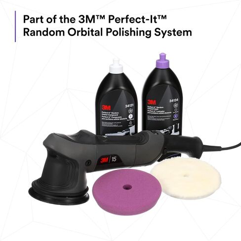 3M Perfect-It Random Orbital Polish, 34134, 1 Quart, Fast Cutting Polisher for Automotive Buffing & Polishing, High-Gloss Finish in Saudi Arabia