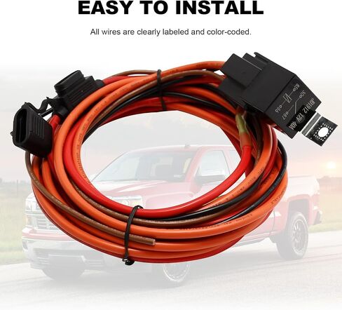 Fuel Pump Relay Assembly 40A Relay 30A Fuse Replacement for 12V System P/N 30247 Electric Fuel Pump Wiring Harness Relay Kit Waterproof Relay Switch Kit in Saudi Arabia