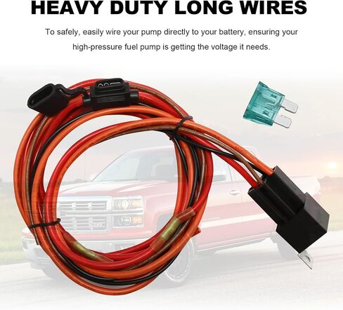 Fuel Pump Relay Assembly 40A Relay 30A Fuse Replacement for 12V System P/N 30247 Electric Fuel Pump Wiring Harness Relay Kit Waterproof Relay Switch Kit in Saudi Arabia
