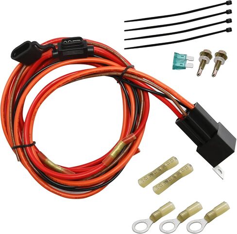 Fuel Pump Relay Assembly 40A Relay 30A Fuse Replacement for 12V System P/N 30247 Electric Fuel Pump Wiring Harness Relay Kit Waterproof Relay Switch Kit in Saudi Arabia