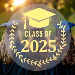120pcs ملصقات التخرج ، فئة من 2025 ختم مظروف التخرج ، ختم الذهب للشهادات ، إحباط المعاد