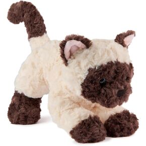 GUND Bootsie Siamese Kitten Plush Toy, Premium Cat Stuffed Animal for Ages 1 and Up, Cream/Brown, 9"