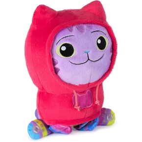 Gabby's Dollhouse, Move & Groove Daniel James DJ Catnip Plush Toy, 10-Inch Tall Stuffed Animal with Moving Arms, Kids Toys for Girls & Boys Ages 3+