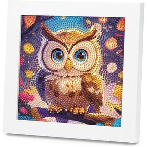 lesaonsy Diamond Painting Kit with Frame - 6 Inch Pre-Framed Animal Art | Beginner-Friendly DIY Craft Gift for Teens & Adults | Complete Set with Tools, Gem Art Kits Gift (1-3 Hrs Project)-Capybara