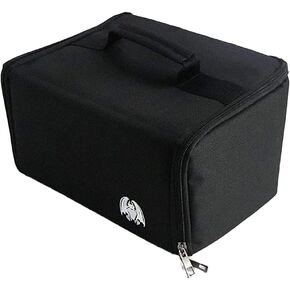 Gargoyle - Miniature Carrying Case - 40 Foam Slots for 28mm Miniature Storage Case - DnD Miniature Storage with Carry Handle - Miniature Case with Large Pick and Pluck Layer -Miniatures Carrying Case