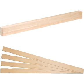 Jumbo 5 Gal. Paint Stir Paddle & Craft Sticks [ 21in - 10 Pack ] Wooden Stick for Crafts, Gardening, Paint Mixer for epoxy Resin