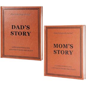 مجموعة Journal Story Dad and Mom Life (Hardcover) ، وهي تذكار ذي معنى لتبادل الذكريات والهدايا من الابن والابنة