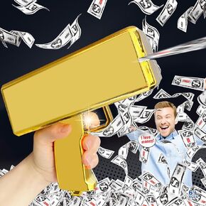 Gold Money Gun Shooter - Super Cash Cannon Bills Gun Make It Rain Toy Gun ،