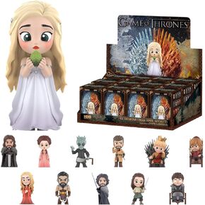 Pop Mart Game of Thrones Series ، شخصيات Game of Thrones Blind Box ، وشخصيات التصميم العشوائي ، والأشكال القابلة للتجميع ، وأزخرفة المنزل ، وهدايا عيد ميلاد العطلات للبنين والبنات ، مربع واحد