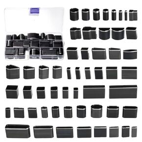 Harfington 55pcs ثقب الجلود ثقب الأداة عالي السرعة الصلب جوفاء القاطع الأداة أدوات عدة أشكال مع حالة تخزين القطع قطع الجلود طقم لالتقاط مصنوعة يدويا ديي الحرف الجلدية