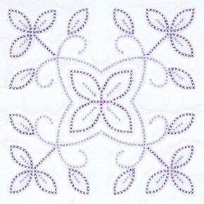 Jack Dempsey Needle Art Cross-Stitch Design 18″ Quilt Blocks