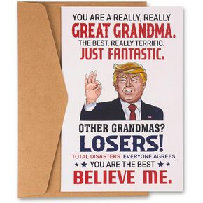 decorluxes Funny Card for Mom from Daughter, Son, Kids on Mothers Day, Mother’s Day Greeting Card for mom, New Mom Greeting Card for Women