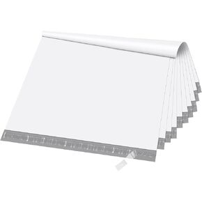 Fuxury Extra Large Poly Mailers 24x36" 50 Pcs, 2.5mil Bulk Shipping Bags for Clothing,Strong Adhesive Shipping Envelopes for Small Business Supplier,XL Poly Mailing Envelopes White