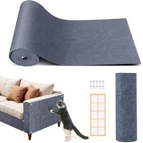 78.7 "x15.8" Cat Scratch Mat Couch Furniture ، DIY Climb Cat Scratcher for Cat Couch Furniture أو Gall Groupt ، الذي يغطي برج القط للخدش للداخلية (Beige)