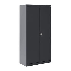 Sandusky EA4R362472-07 Wielded Steel Elite Storage Cabinet with Adjustable Shelves, Locking Handle, 24"D x 36"W x 72"H, Putty