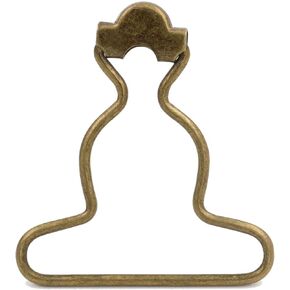 1.5 "من الداخل الحجم السفلي الحجم برونز Dungaree السحمة الشاملة حزمة مشبك الشوكة من 20