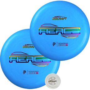 Discraft Soft Fierce 2-Pack | Matching White or Blue Putters - Varied Foils - 170-172g - Consistent Precision and Control