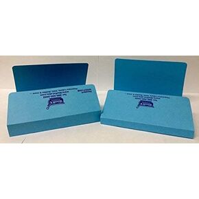 Pharmacy Prescription Folder - Rx Folder - 1 inch Spine - Fits 150 to 200 prescriptions - Blue - 100 per Pack by BioRx
